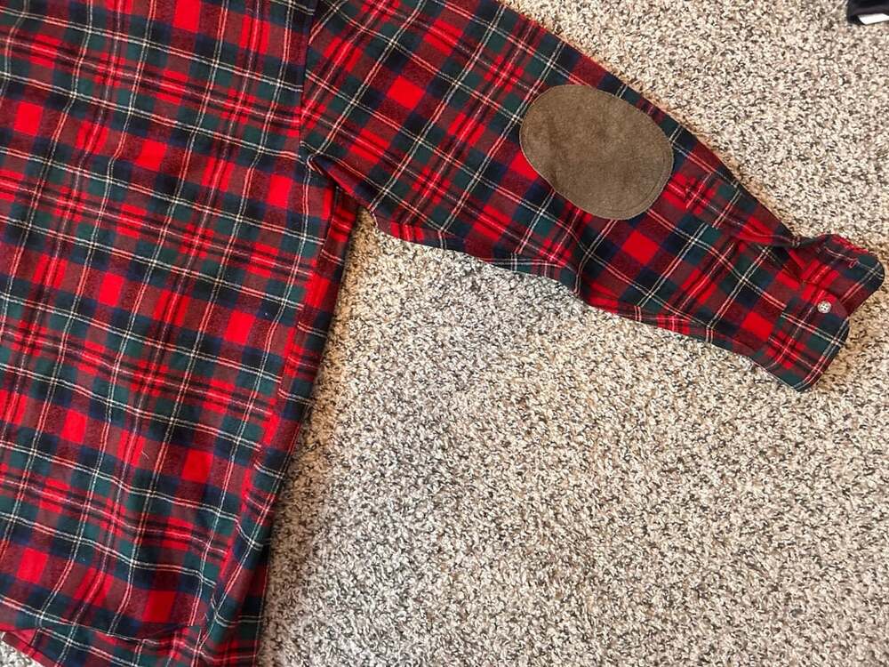 Pendleton Prince Charles Edward Stewart Tartan Plaid Shirt Size XL Red - Picture 11 of 12